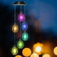thumbnail image 6 of iMeshbean Solar Wind Chimes Color-changing For Garden, Home, Yard Decorations, Outdoor Light -- Horse oil lamp, 6 of 6