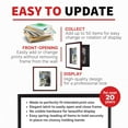 Storage Frame for 8x10 Prints; 17x17 Gallery with Acid White Mat; Thin
