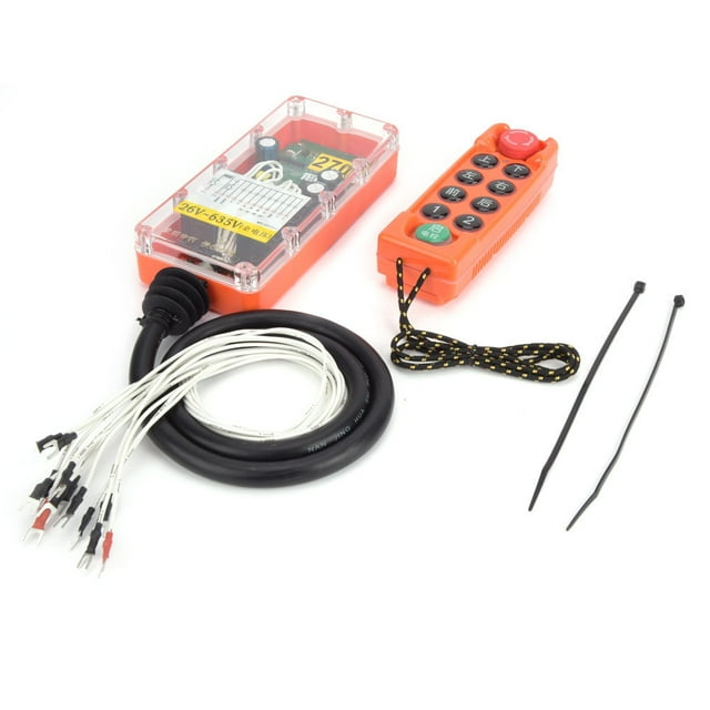 H23 C+E Industrial Hoist Crane Remote Controller Switches 1 Transmitter 1 Receiver(26-635V )