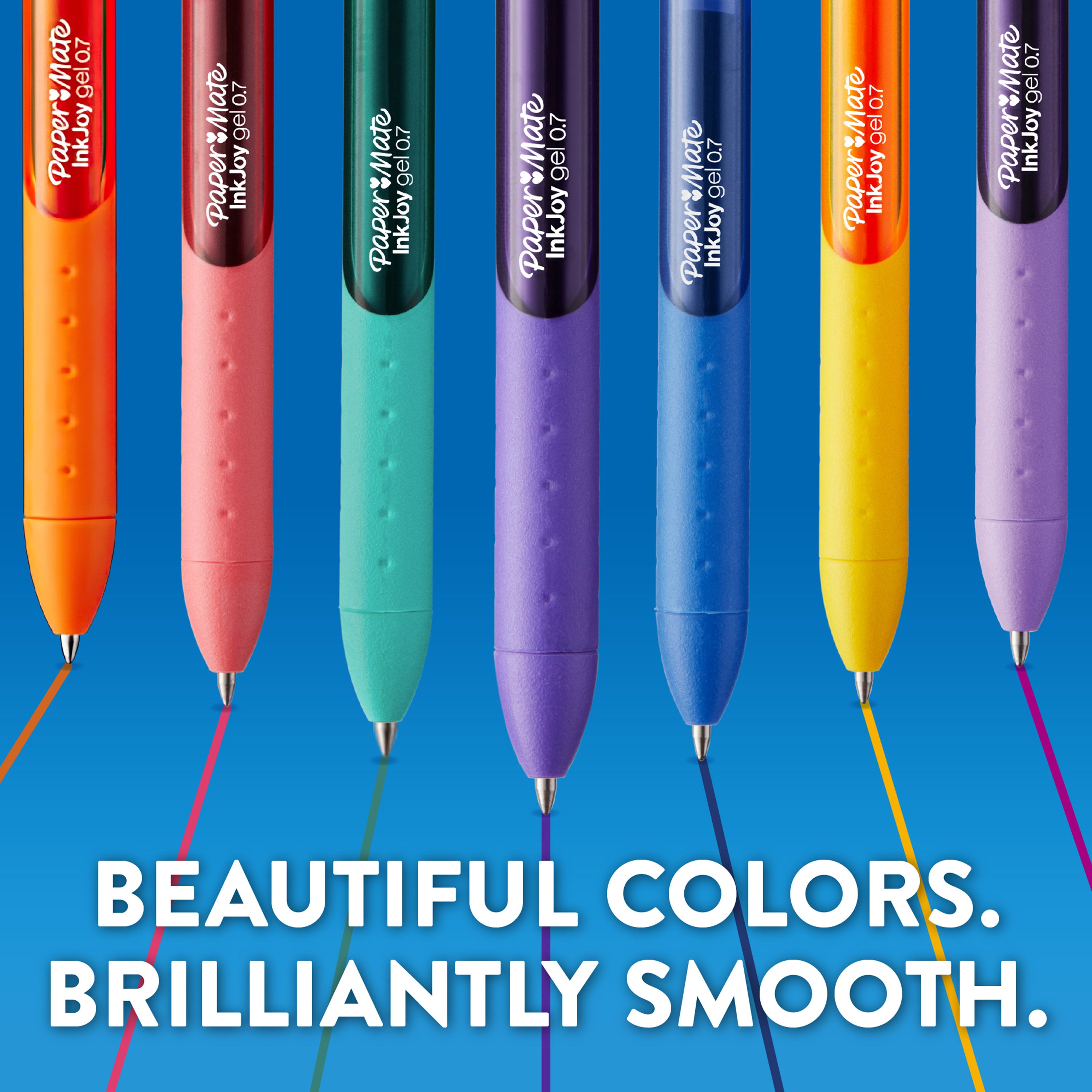 Paper Mate InkJoy Gel Pens, Medium Point (0.7 mm), Assorted Colors, 10 Count - image 5 of 7
