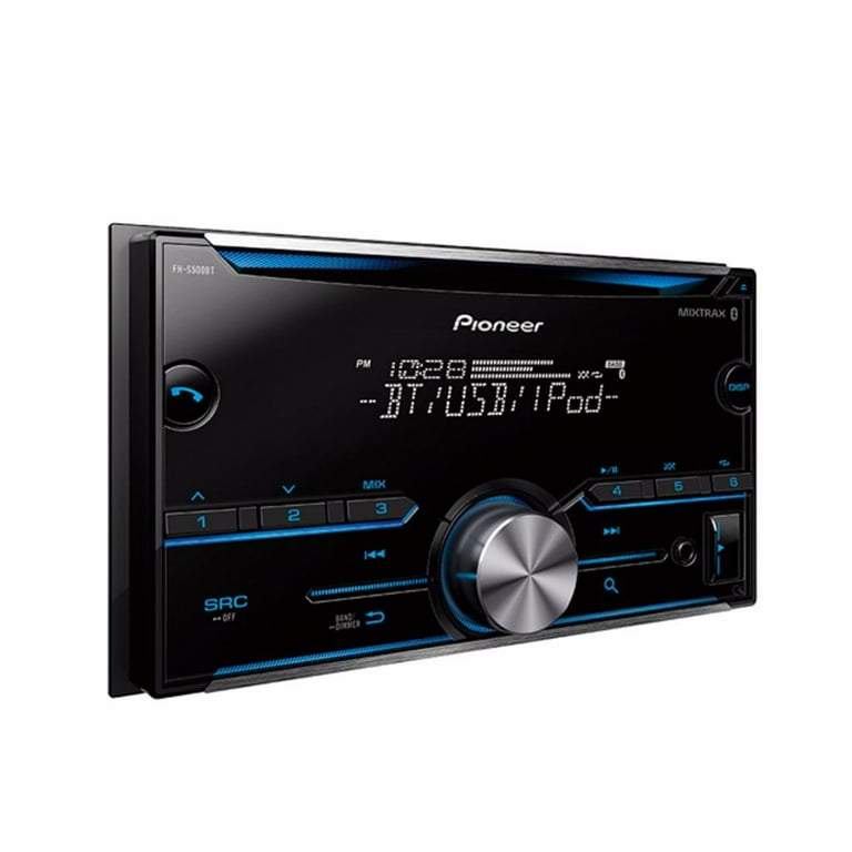 Pioneer Fh S500Bt Double Din In Dash Car Stereo CD Receiver with