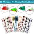 thumbnail image 6 of Fishing Eyes for Lures，3D/4D Fly Eyes Lifelike Artificial Realistic Epoxy Fly Tying Lure Holographic Fishing Accessories for Fishing Baits DIY Mixed, 6 of 8