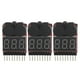 thumbnail image 1 of 3 unids/set RC 1S-8S batería Lipo probador LED alarma de bajo voltaje zumbador comprobador accesorio RC, 1 of 8