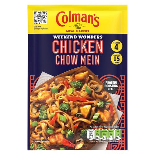 Colman's Chow Mein Meal Maker 40g, British Import (Pack of 2)