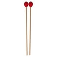 thumbnail image 1 of Middle Marimba Stick Mallets Xylophone Glockensplel Mallet with Beech Handle Percussion Kit Musical Instrument Accessories Mallets for Professionals Amateurs 1 Pair Red, 1 of 7