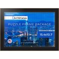 thumbnail image 3 of ArtToFrames 15.4x10.7 Inch - 39x27 CM Black Puzzle Frame for 300 piece Puzzles.1.25 Inch Custom MDF Puzzle Frames, Raw Edge Black - Comes with Regular Glass, 3 of 6