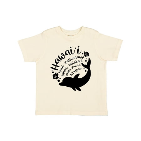 

Inktastic Hawaii Islands with Dolphin Gift Toddler Boy or Toddler Girl T-Shirt