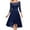 Navy, variant on Lindreshi Medieval Vintage Dresses for Women Women Lace Short Sleeves Cocktail Prom Ballgown Vintage Dress
