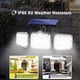 thumbnail image 3 of Solar Light Outdoor 300LM 138 LED Solar Motion Sensor Lights 3 Heads Led Flood Light Ip65 Waterproof, 3 of 5