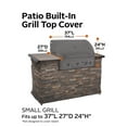 thumbnail image 2 of Classic Accessories Ravenna Water-Resistant 37 Inch Built-In BBQ Grill Top Cover, Taupe, 2 of 13