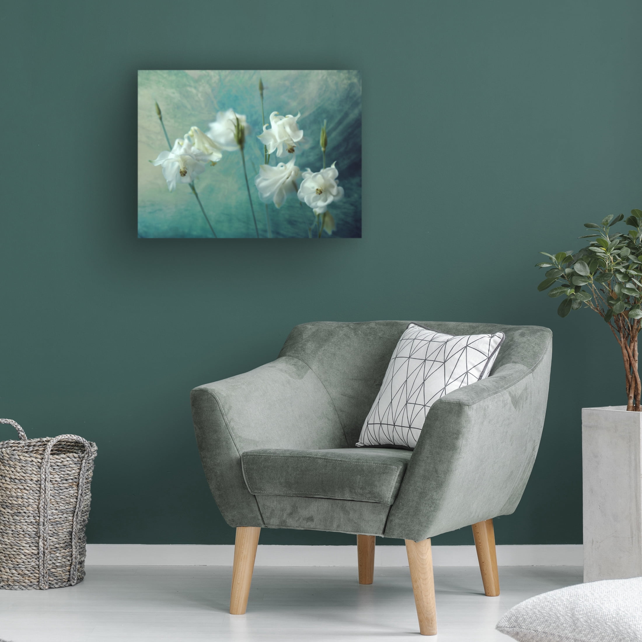 Canvas Wall Art - Mike Kreiten 'Crowns Of Thorns' Wall Art for Living Room, Bedroom, or Office Décor by Trademark Fine Art - 19 x 14 Inches