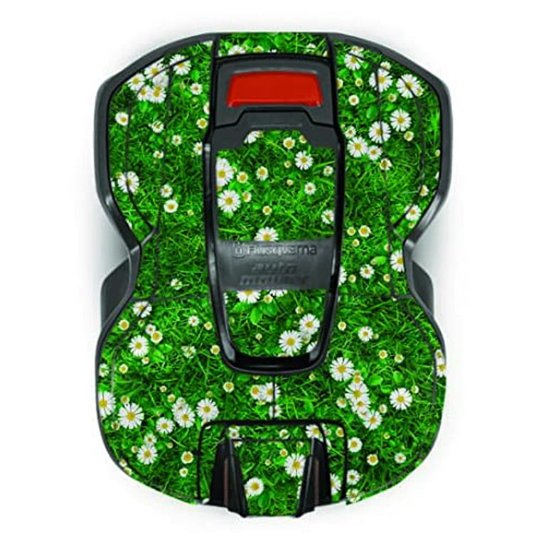 Husqvarna Zenoah robot lawn mower decal kit S FLOWER flower Automower 305 dress up sticker 599294701 green