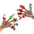 thumbnail image 1 of Marionetas De Dedo Divertidas Santa Claus Diseño De Árbol De Navidad Marioneta De Mano De Dibujos Animados Juguete Regalo De Navidad Para Niños 10 Unids/Set seitruly HA037887-00, 1 of 6