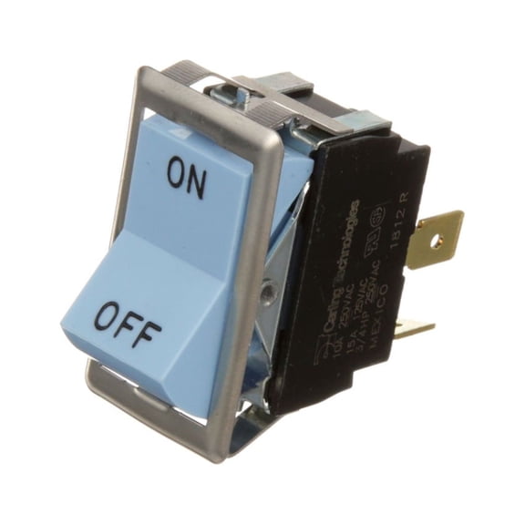 BLO-6500 Blower Switch 7/8 X 1-1/2 DPST | Exact Fit Replacement for Blodgett 6500 | SHARPTEK.COM Parts | 180-Day Warranty