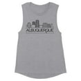 thumbnail image 1 of Skyline Albuquerque Women's Muscle Tank Small Heather Grey, 1 of 5