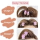 thumbnail image 3 of Pinzas Para El Cabello Para Dar Volumen, Clip Esponjoso Para La Raíz Del Cabello, Evita Daños En El Peinado Del Cabello, Color Morado Para Mujeres Para Uso Doméstico, 3 of 7