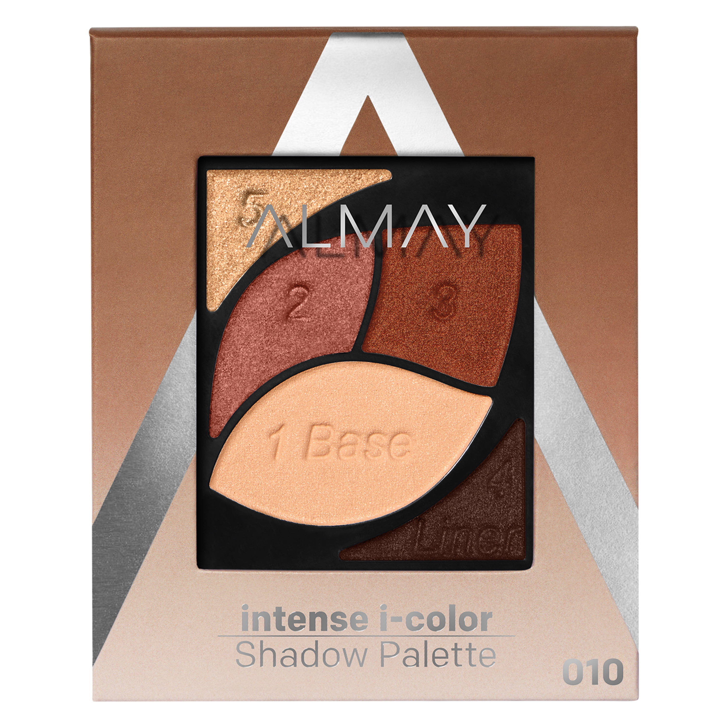 Almay Intense I-Color Enhancing Eyeshadow Palette, 010 Brown Eyes, 0.1 oz.