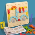 thumbnail image 1 of Pegboard Puzzle Juguetes Montessori Juguetes Letras Números Juguetes de aprendizaje para niños, 1 of 8