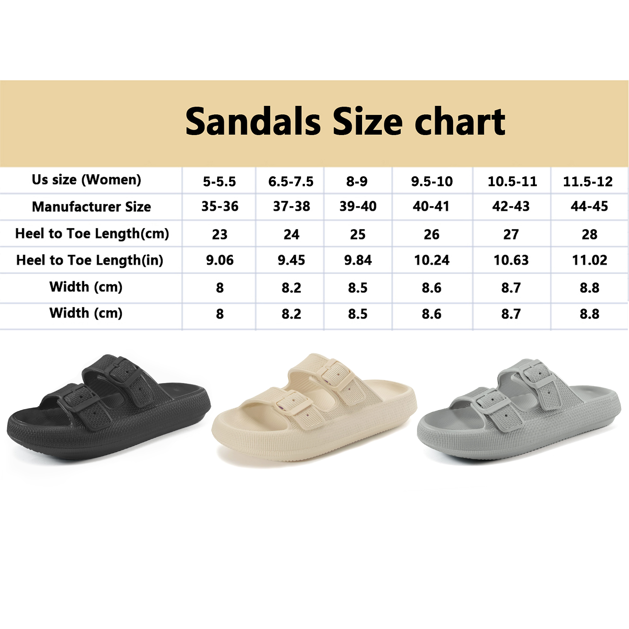 Ecetana Women's Cloud Slides Pillow Sandals photo 4