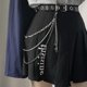 thumbnail image 2 of Cadena para pantalones de moda con decoración de estrellas de aleación multicapa (plata), 2 of 6