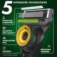 thumbnail image 3 of Gillette Labs Official Packers Licensed Razor for Men, 1 Handle, 4 Blade Refills, with Magnetic Stand, 3 of 11