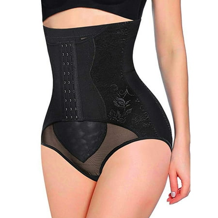 FITVALEN Women Butt Lifter Shapewear High Waist Tummy Control Body Shaper Shorts Waist Trainer Girdle Panty Underwear