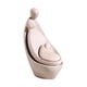 thumbnail image 2 of Escultura de resina abstracta con temática de la familia humana. Figuras coleccionables para el hogar. Beige_D, 2 of 9