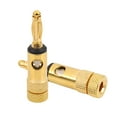 thumbnail image 4 of Gold plated Banana Plugs 2 Red 2 Black 4mm 4 pcs LL68-4BP1, 4 of 8