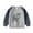 CT1 Grey, variant on Tfken Sweatshirt For Toddler Boys Long Sleeve Crew Neck Color Block Pullover Shirts Fleece Cozy Tops Child Size 4-5 Years