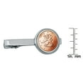 thumbnail image 2 of Finland 2 Euro Coin Tie Clip | Two Euro Finnish Coin Tieclip | Silvertone, 2 of 3