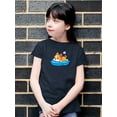 thumbnail image 2 of Cute Corgi Sleeping On Pillow T-Shirt Juniors -Image by Shutterstock,  Medium, 2 of 4