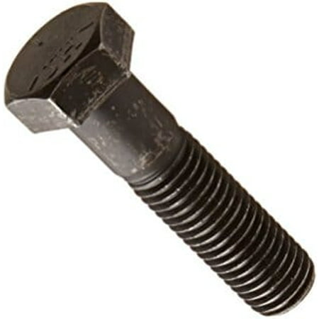 

7/16-14 x 5 Hex Head Cap Screws Steel Grade 5 Plain Finish (Quantity: 150 pcs) - Coarse Thread UNC Partially Threaded Length: 5 Inch Thread Size: 7/16 Inch