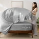 thumbnail image 5 of Juego de ropa de cama Bedsure Navy Queen con edredón, sábanas y fundas, 5 of 7