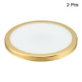 thumbnail image 3 of Unique Bargains 3.6 Inch Inner Dia. Lampshade Diffuser, 2 Pieces Dustproof Dust Protection Cover Acrylic Board for Barrel Lamp Shade, 3 of 6