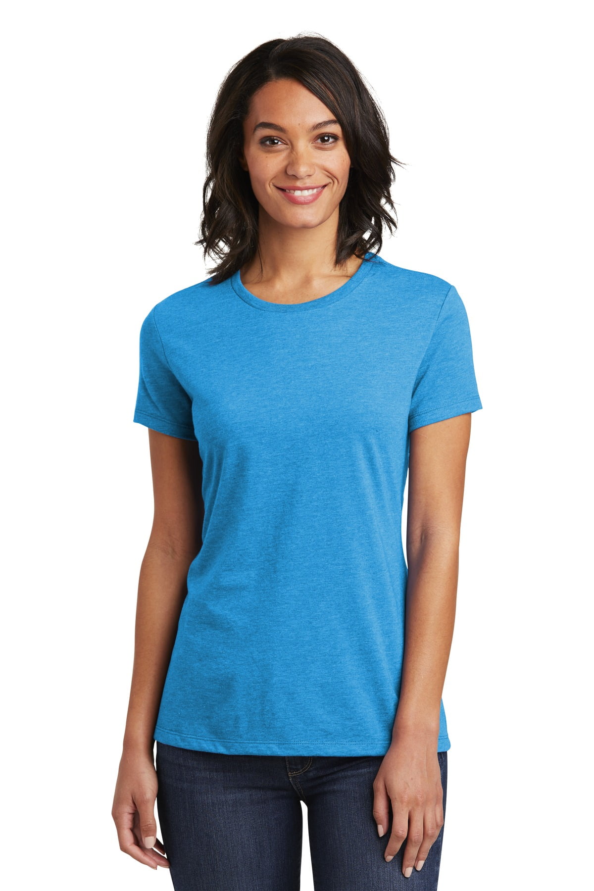 District DT6002 Women's Very Important Tee 4XL Heathered Bright Turquoise