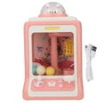 thumbnail image 1 of Muñeca Máquina de Juguete Electrónica Luz Música Conejito Patrón Espacial Mini Máquina de Garra para Niños Rosa, 1 of 14