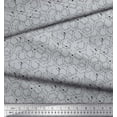 thumbnail image 3 of Soimoi Toile de Voile de Coton Géométrique Petit Imprimé par la Cour 56 Pouces de Large, 3 of 3