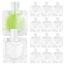 15 Pcs Portable Travel Pouches for Toiletries with Sealed Design and Larger Opening 15 Pcs