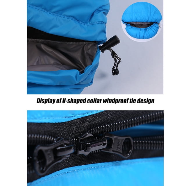 fastboy Fill Power Rectangle Duck Ultralight Wearable 4 Season Envelope Sleeping Bag for Outdoor Travel Hiking TYPE3