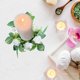 thumbnail image 1 of Wreath Simulation Flowers Peony Candlestick European Holiday Decorations Wedding Desktop Home Decoration, Peony Candlestick Wreath Simulation Flowers, European Holiday Decorations Wedding, 1 of 7