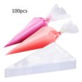 thumbnail image 2 of 100 pcs Icing Piping Bags Disposable for Baking Cookies Cupcake Decorating SuppIes Gift for Baking Lover Easy to Use, 2 of 11