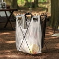 thumbnail image 3 of Soporte Portátil Para Bolsas De Basura, Uso Multifuncional De Acero Inoxidable Que Promueve La Reutilización De Bolsas De Plástico Para Picnic En La Cocina Del Hogar, 3 of 7