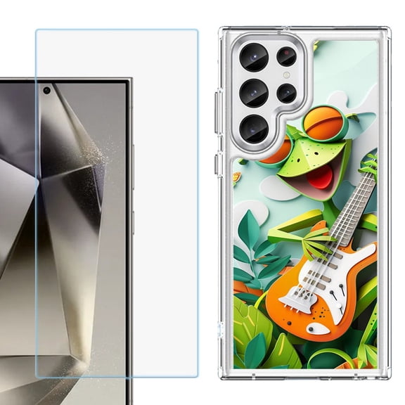 Phone Case for Samsung Galaxy S26 Ultra, with Screen Protector, by OneToughShield – Grasshopper