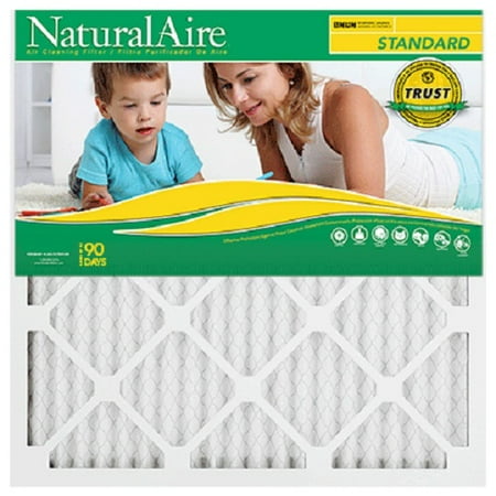 

AAF/Flanders 84858.011420 14 x 20 x 1 NaturalAire Standard Pleated 90 Day Disposable Furnace Air Filter MERV 8 - Case of 12