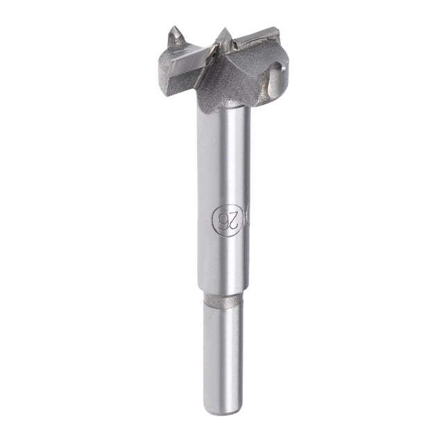 Broca de madera de vástago redondo de carburo Uxcell de 23mm de diámetro, 26mm