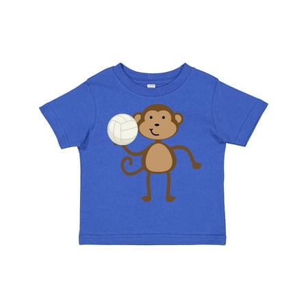 

Inktastic Volleyball Monkey Boy Gift Toddler Boy Girl T-Shirt