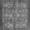thumbnail image 1 of Ahgly Company Indoor Square Oriental Gray Industrial Area Rugs, 4' Square, 1 of 4