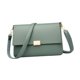 thumbnail image 1 of Bolso de hombro con solapa para mujer, pequeño bolso cruzado para citas callejeras y desplazamientos Verde, 1 of 9