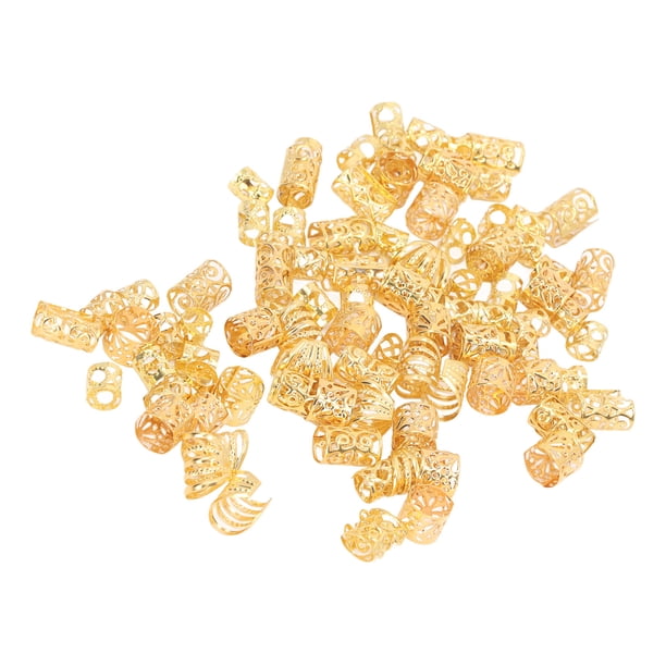 Capacalizació de la Trenza del Cabello, Hollow Out 200pcs Ajuste de Moda Tamaña de Lastas para para el Cabello Beads para Uso Diario