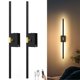 thumbnail image 1 of Apliques de Pared iThird Recargables 80 cm Batería 10000mAh Negro Juego de 2, 1 of 9